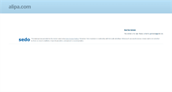 Desktop Screenshot of alipa.com